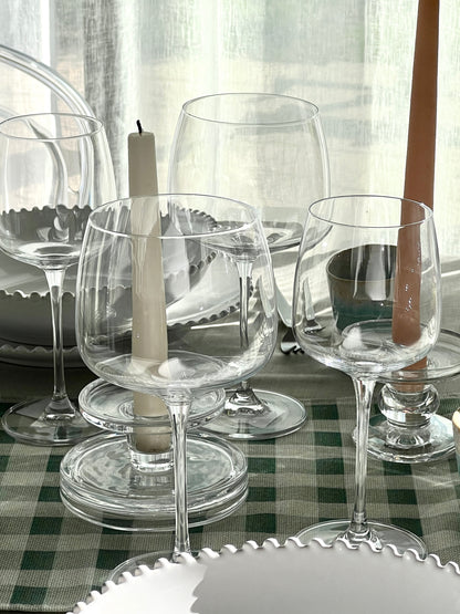 Set de 6 Verres à vin ISABEL transparents