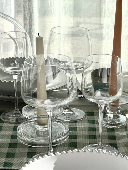Set de 6 Verres à vin ISABEL transparents
