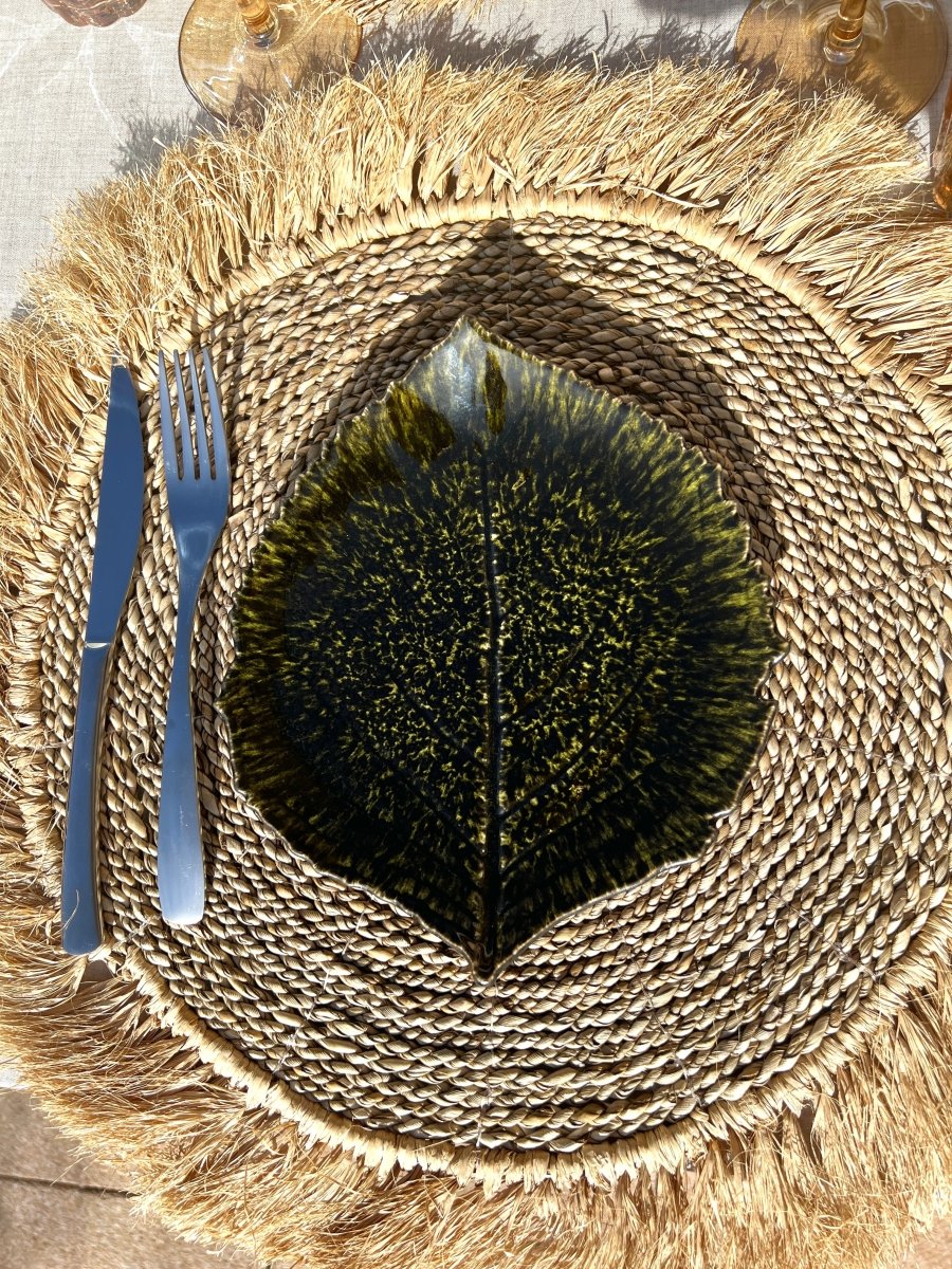 Assiette feuille Hortensia - B&Inside