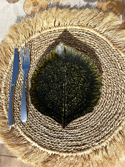Assiette feuille Hortensia - B&Inside