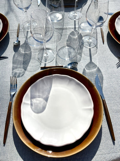 Assiette Plate Colorado en Grès Marron 27cm - B&Inside