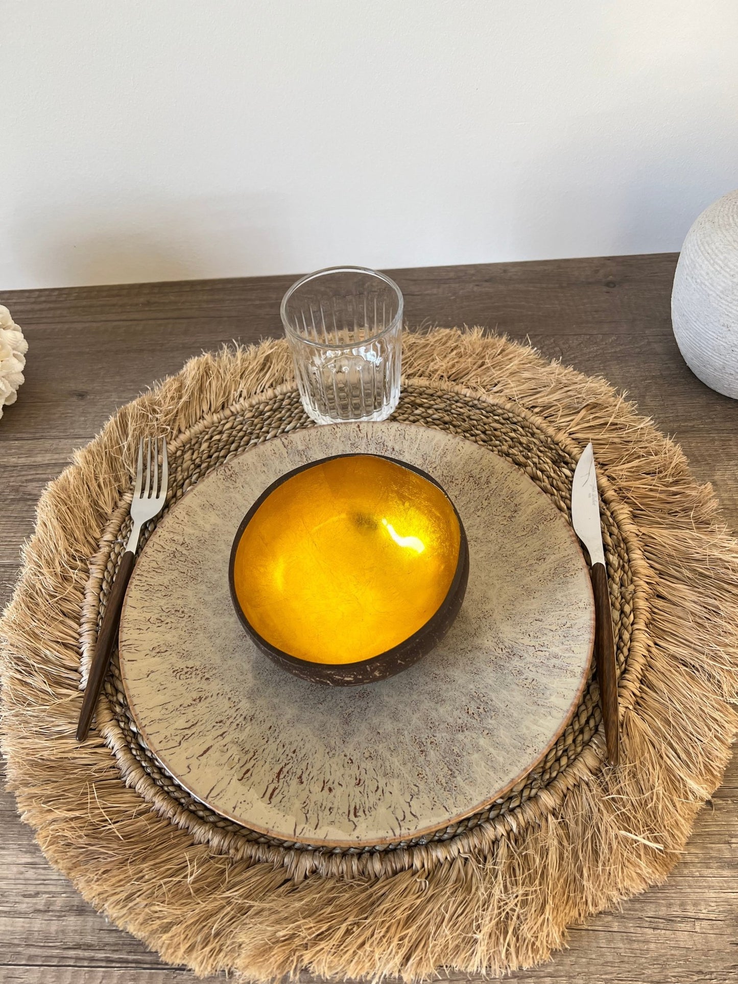 Set de table raphia naturel BELANTAN