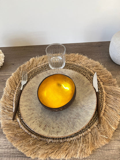 Set de table raphia naturel BELANTAN