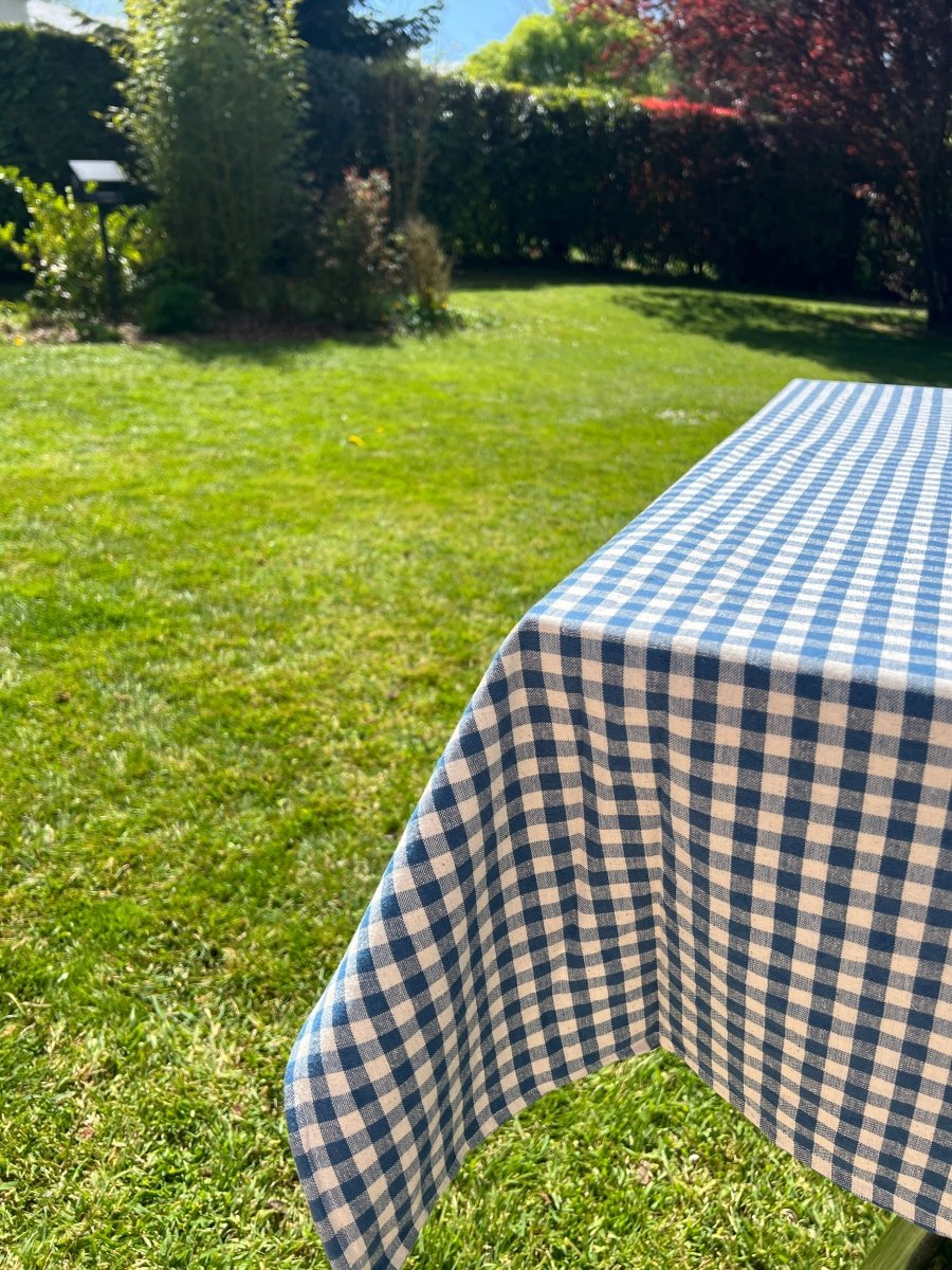 BLUE SKUARE - Nappe à carreaux - B&Inside