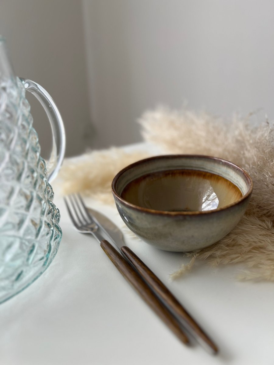 Bol bicolore kaki et marron - AMALI - B&Inside
