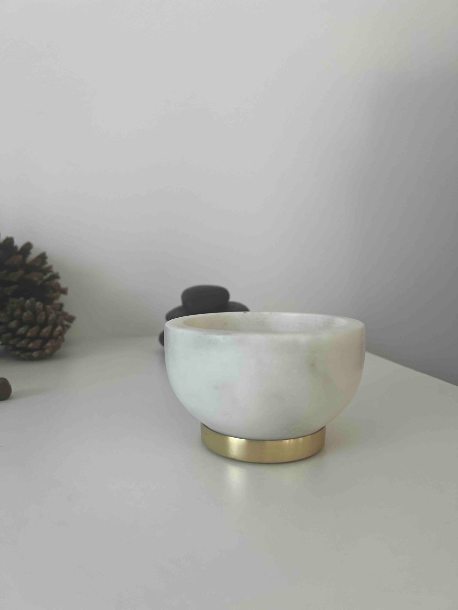 Bol en marbre blanc NATOVI - B&Inside