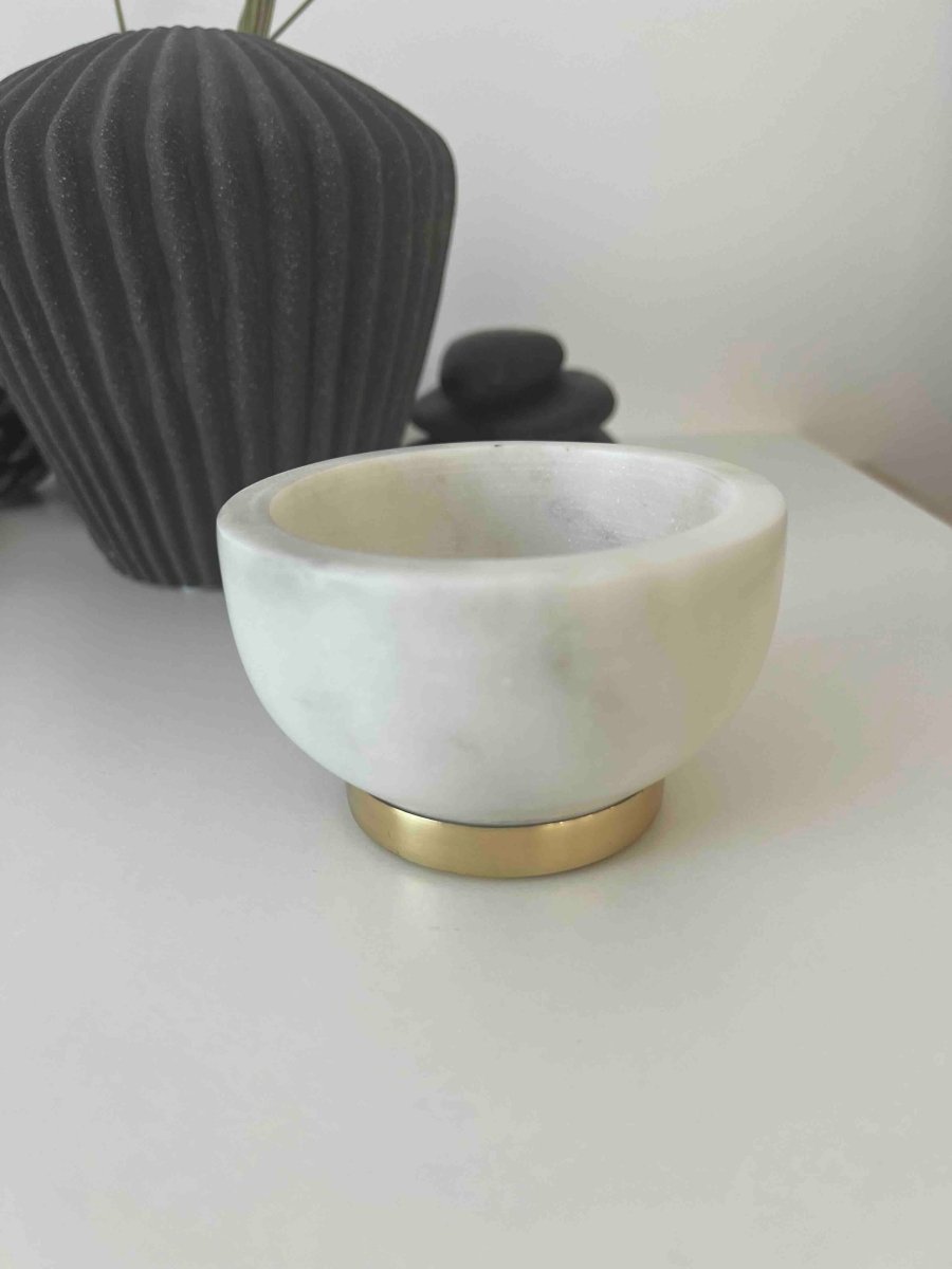 Bol en marbre blanc NATOVI - B&Inside