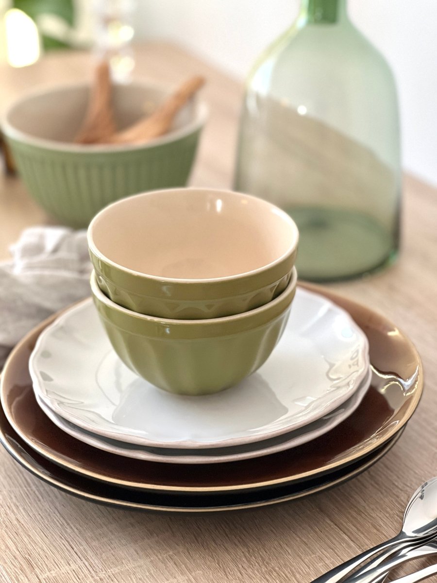 Bol INFUSION - Bol vert en grès émaillé - B&Inside