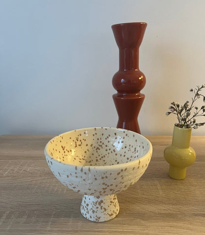 Bol sur pied écru PABLO - B&Inside