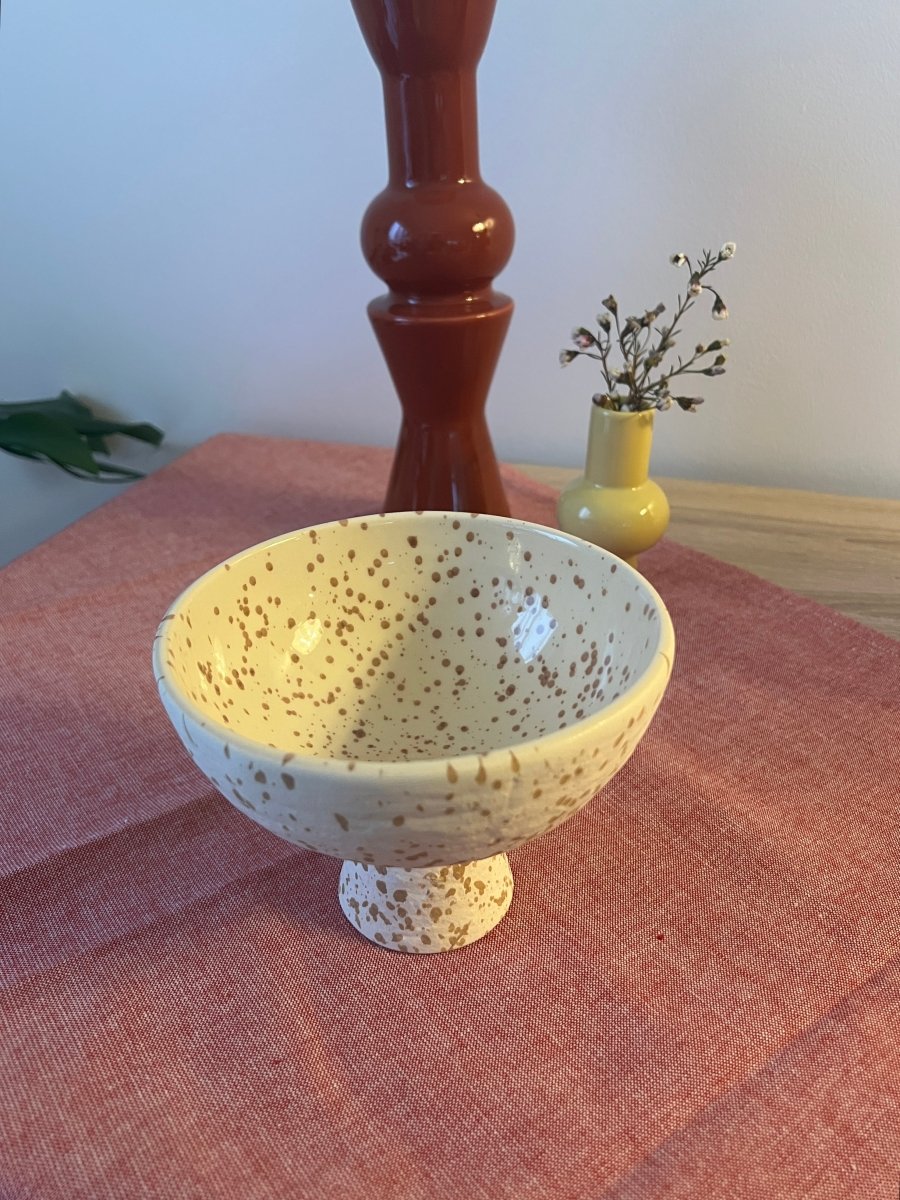 Bol sur pied écru PABLO - B&Inside