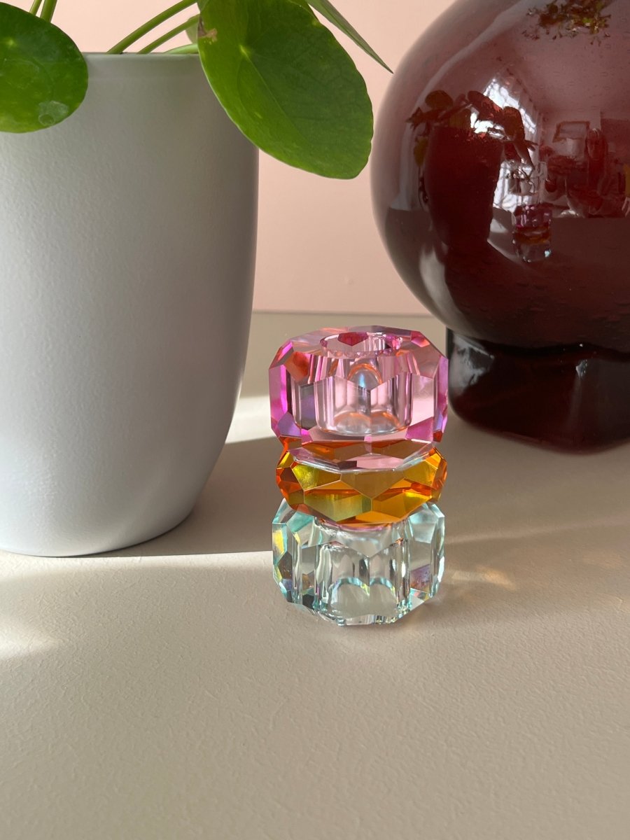 Bougeoir BIXI en cristal - B&Inside
