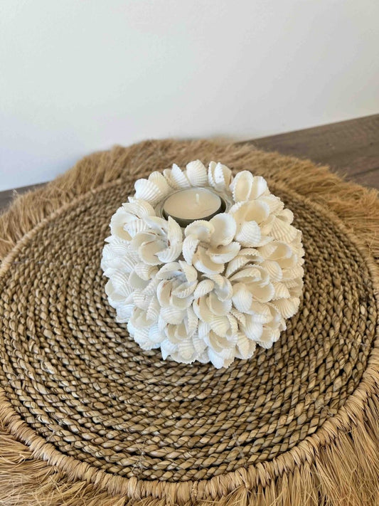 Bougeoir coquillages KEMANSI - Décoration exotique - B&Inside