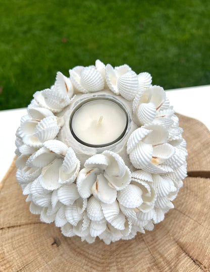 Bougeoir coquillages KEMANSI - Décoration exotique - B&Inside
