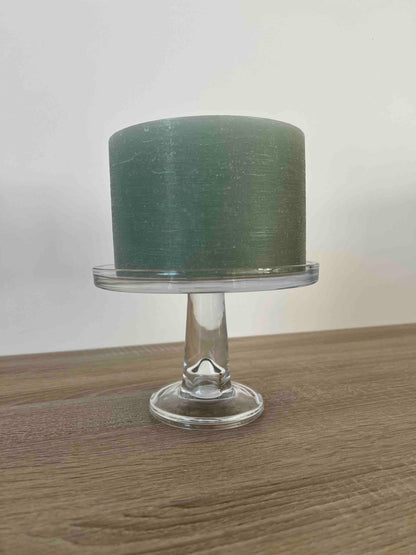 Bougeoirs sur pied en verre MOANA - B&Inside