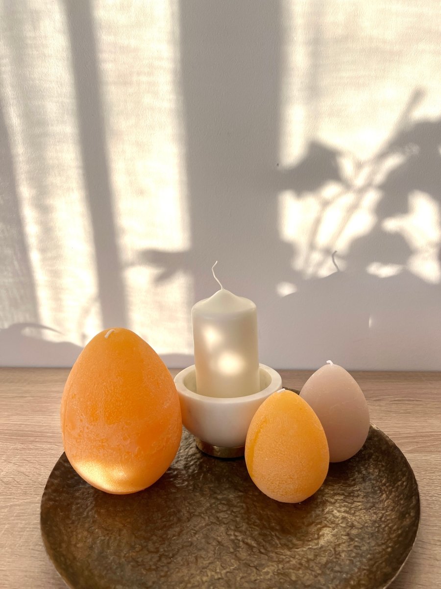 Bougie Luz Your Senses grande oeuf - 3 couleurs - B&Inside