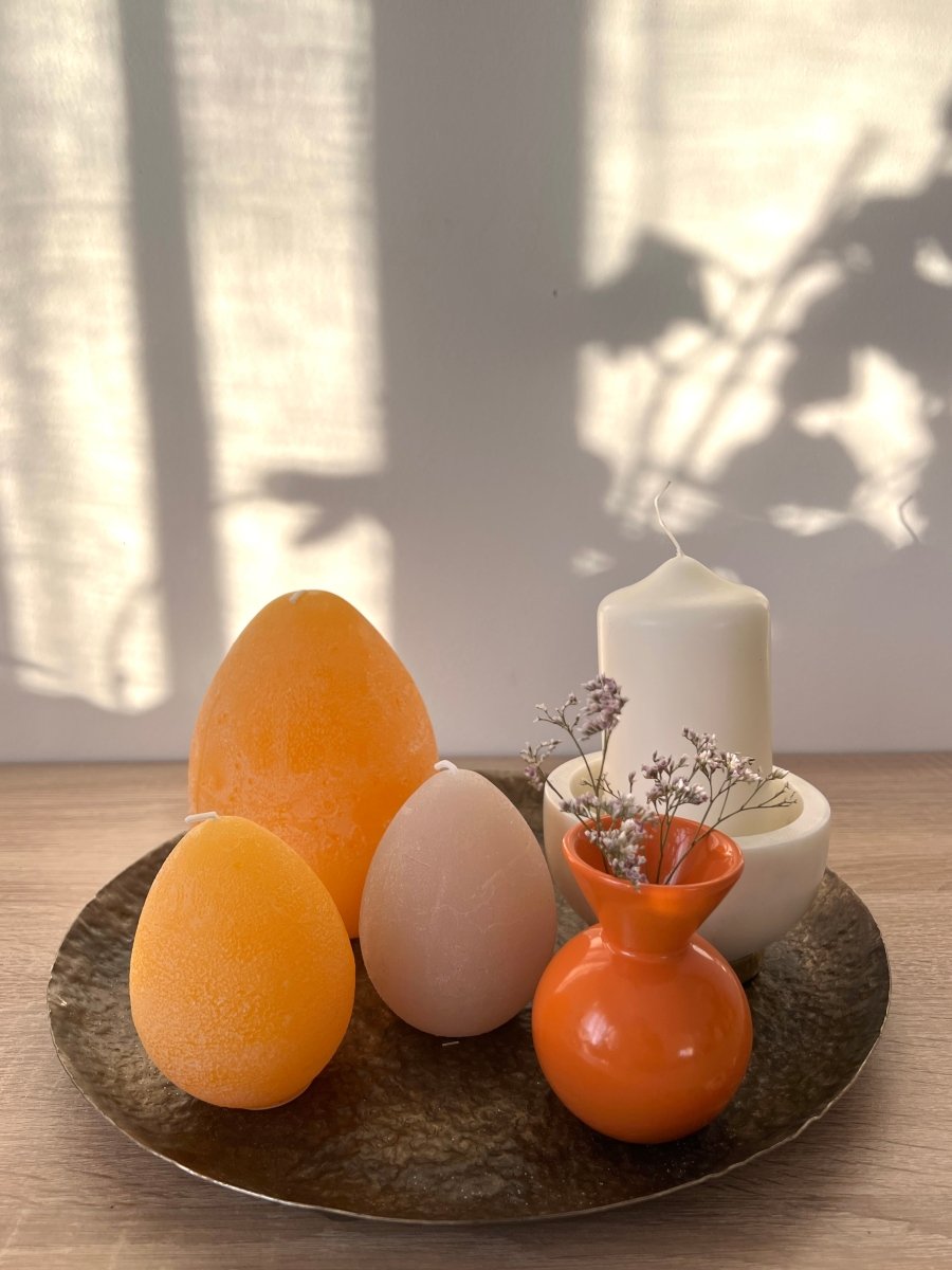 Bougie Luz Your Senses grande oeuf - 3 couleurs - B&Inside