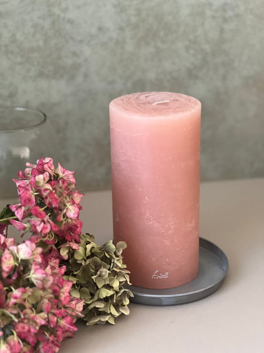 Bougie NOUGAT - Cylindrique Pêche Luz Your Senses - B&Inside