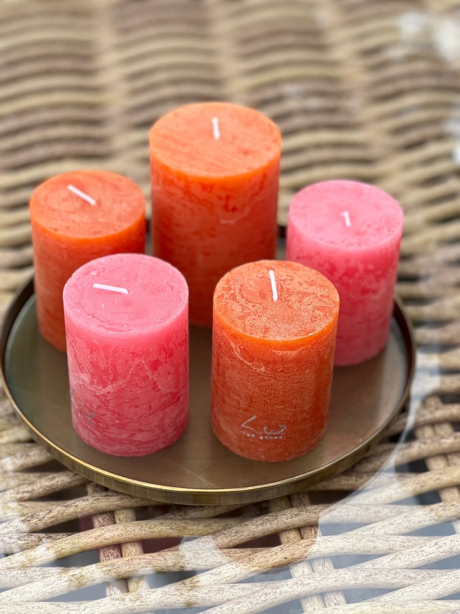 Bougies Luz Your Senses - Orange - B&Inside