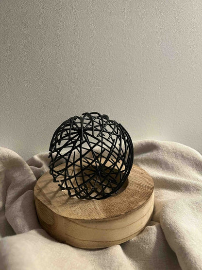 Boule décorative métal noir - TOPLOU - B&Inside