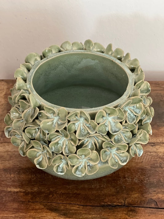 Cache - pot HORTENSE - Cache - pot vert en céramique - B&Inside