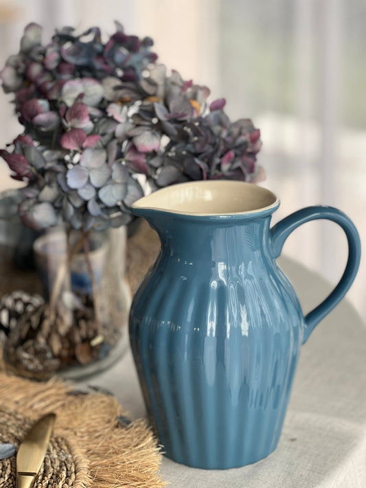 Carafe ABYSSE - Carafe en céramique bleu - B&Inside