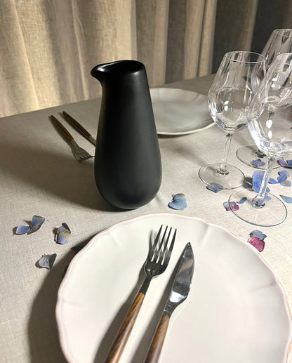 Carafe AlTO en grès noir mat - B&Inside