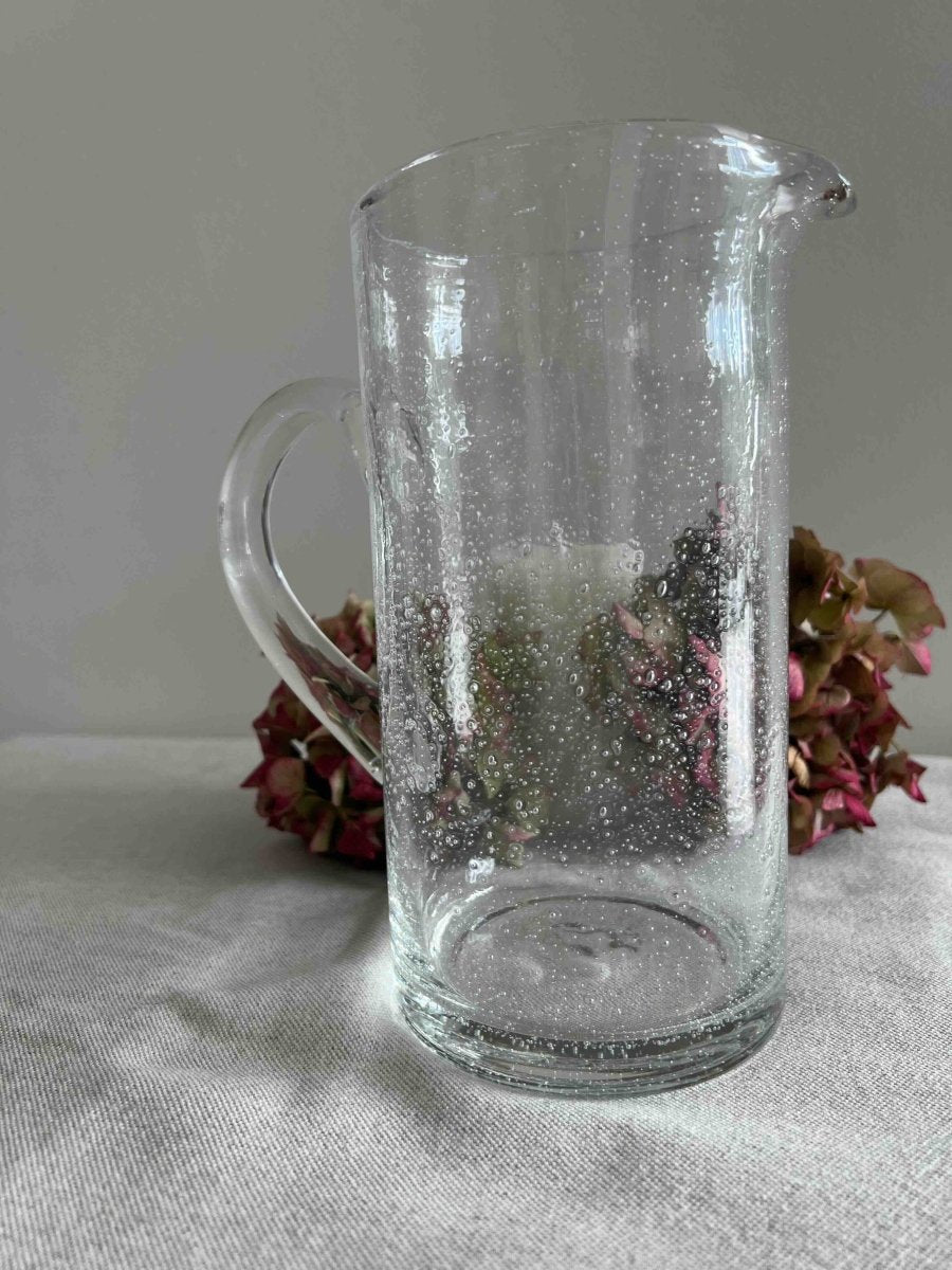 Carafe en verre bullée SITIA - B&Inside