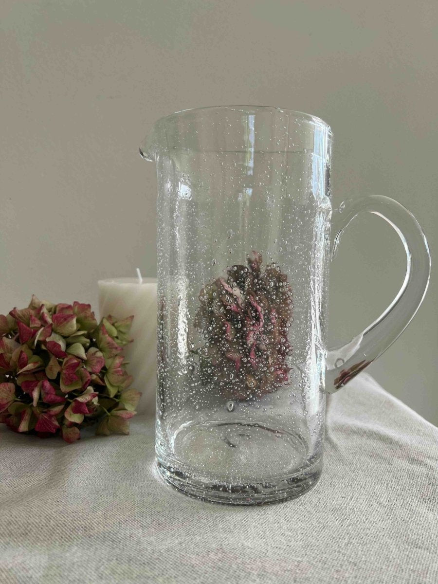 Carafe en verre bullée SITIA - B&Inside