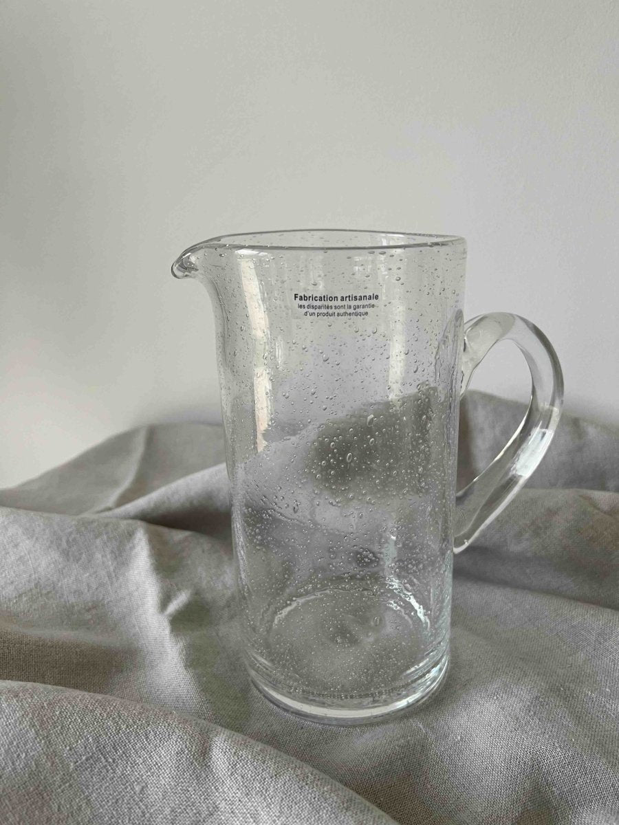 Carafe en verre bullée SITIA - B&Inside