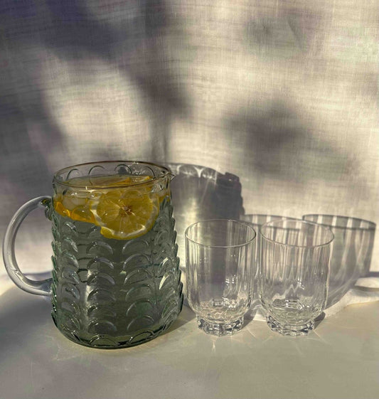 Carafe en verre OLIVETTE Design élégant - B&Inside