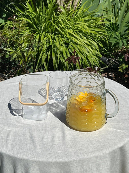 Carafe en verre OLIVETTE Design élégant - B&Inside