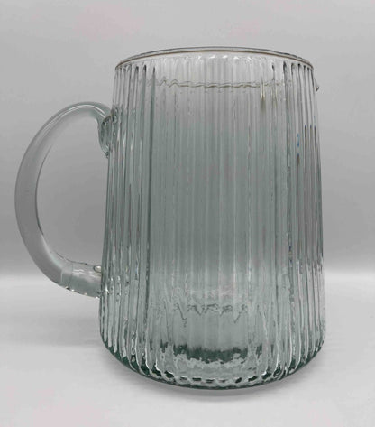 Carafe verre striée - JANA - Design élégant - B&Inside