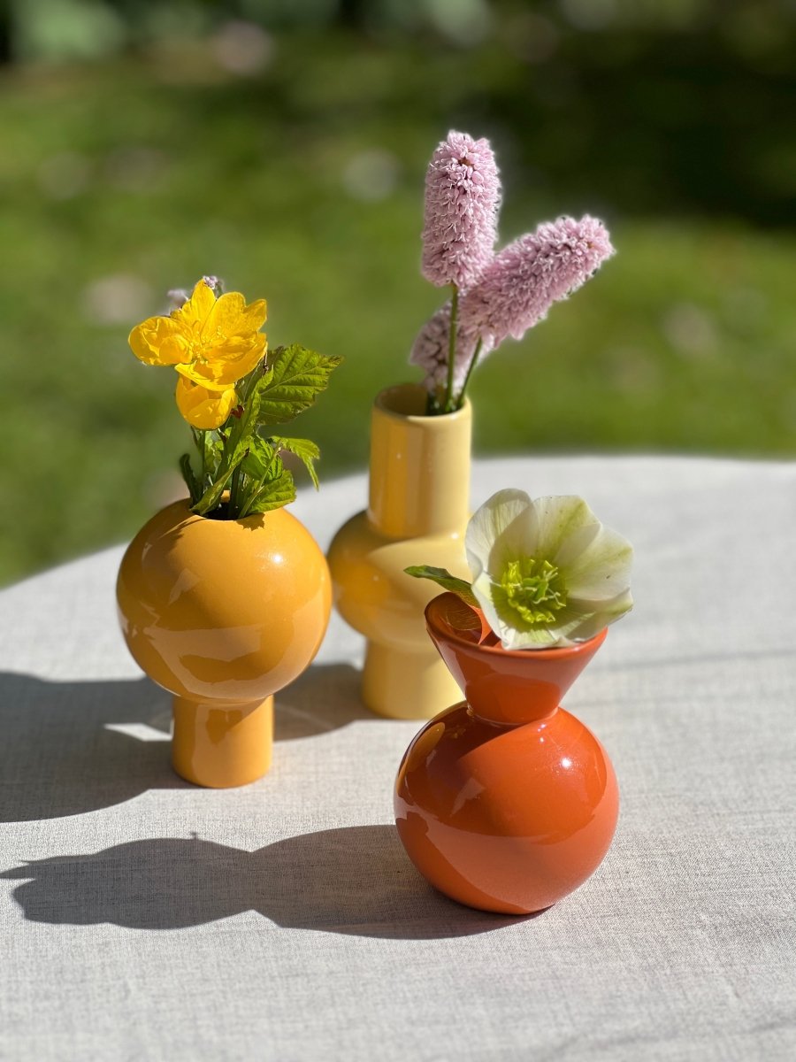 Coffret 3 mini vases colorés SUNNY - B&Inside