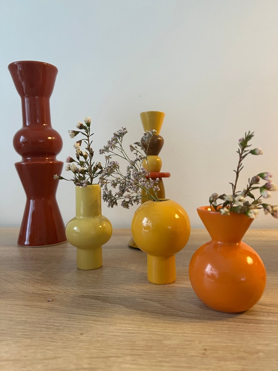 Coffret 3 mini vases colorés SUNNY - B&Inside