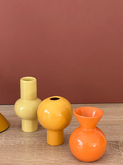 Coffret 3 mini vases colorés SUNNY - B&Inside