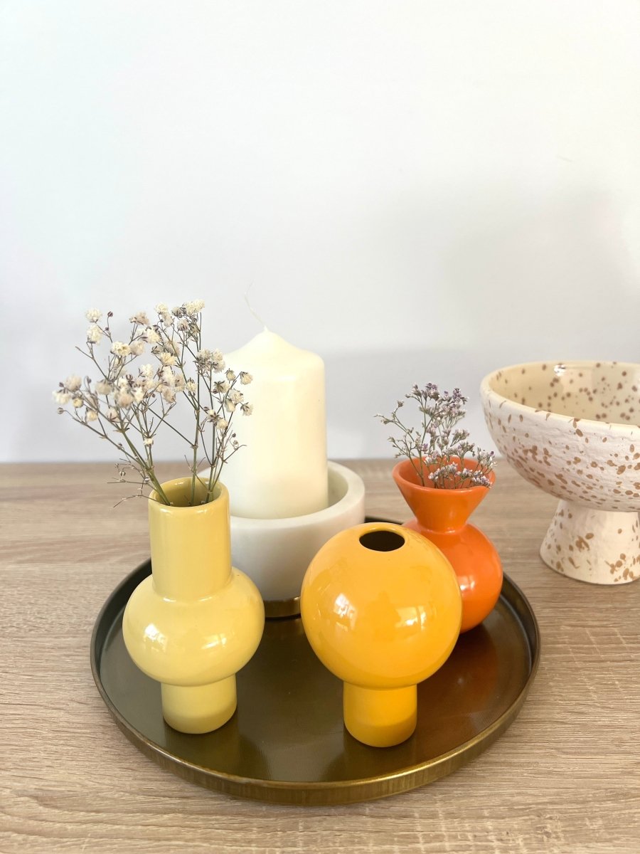 Coffret 3 mini vases colorés SUNNY - B&Inside