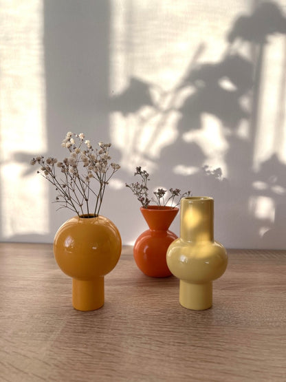 Coffret 3 mini vases colorés SUNNY - B&Inside