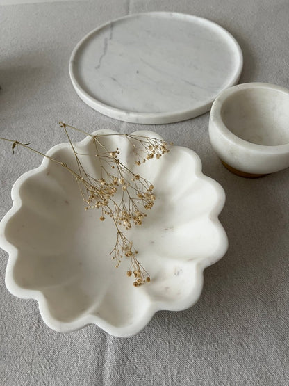 Coupelles WALLIS - Marbre Blanc Naturel - B&Inside