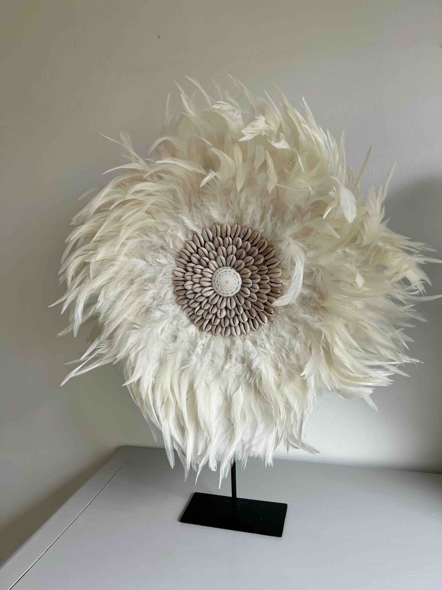 Décoration plumes SINJAI - Art naturel bohème - B&Inside