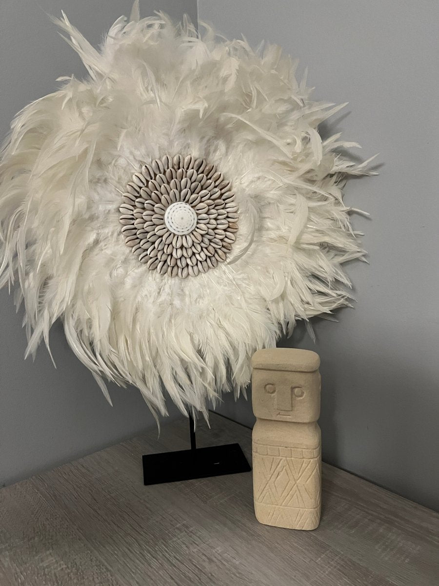Décoration SINJAI – Plumes & Coquillages Naturels - B&Inside