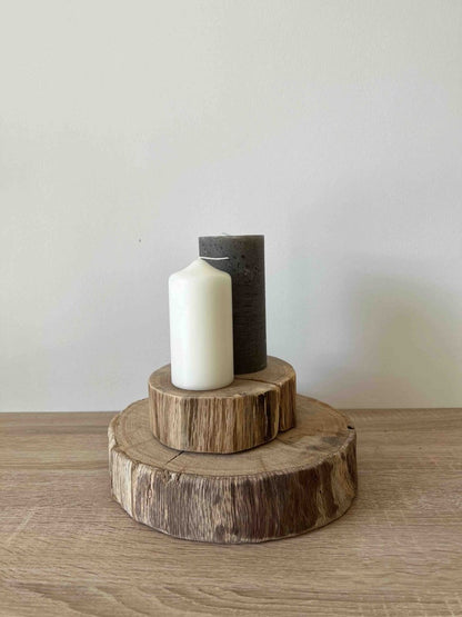 Disque bois naturel polyvalent dessous - de - plat bougie - NEWTON - B&Inside