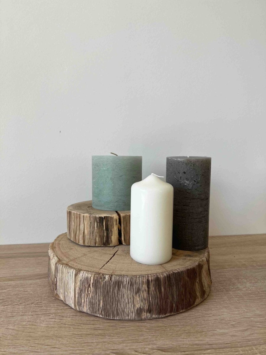 Disque bois naturel polyvalent dessous - de - plat bougie - NEWTON - B&Inside