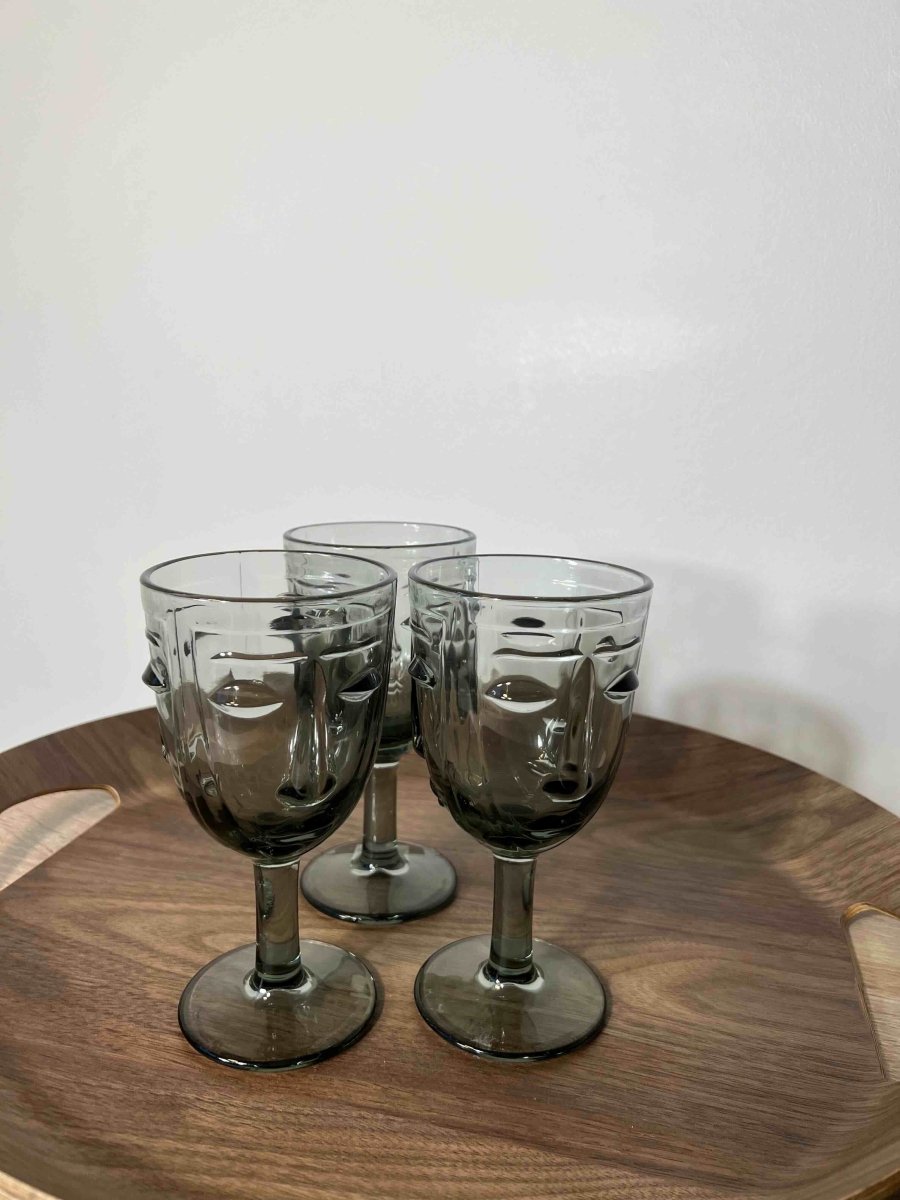 ICONIC - Verres à pied visage - B&Inside