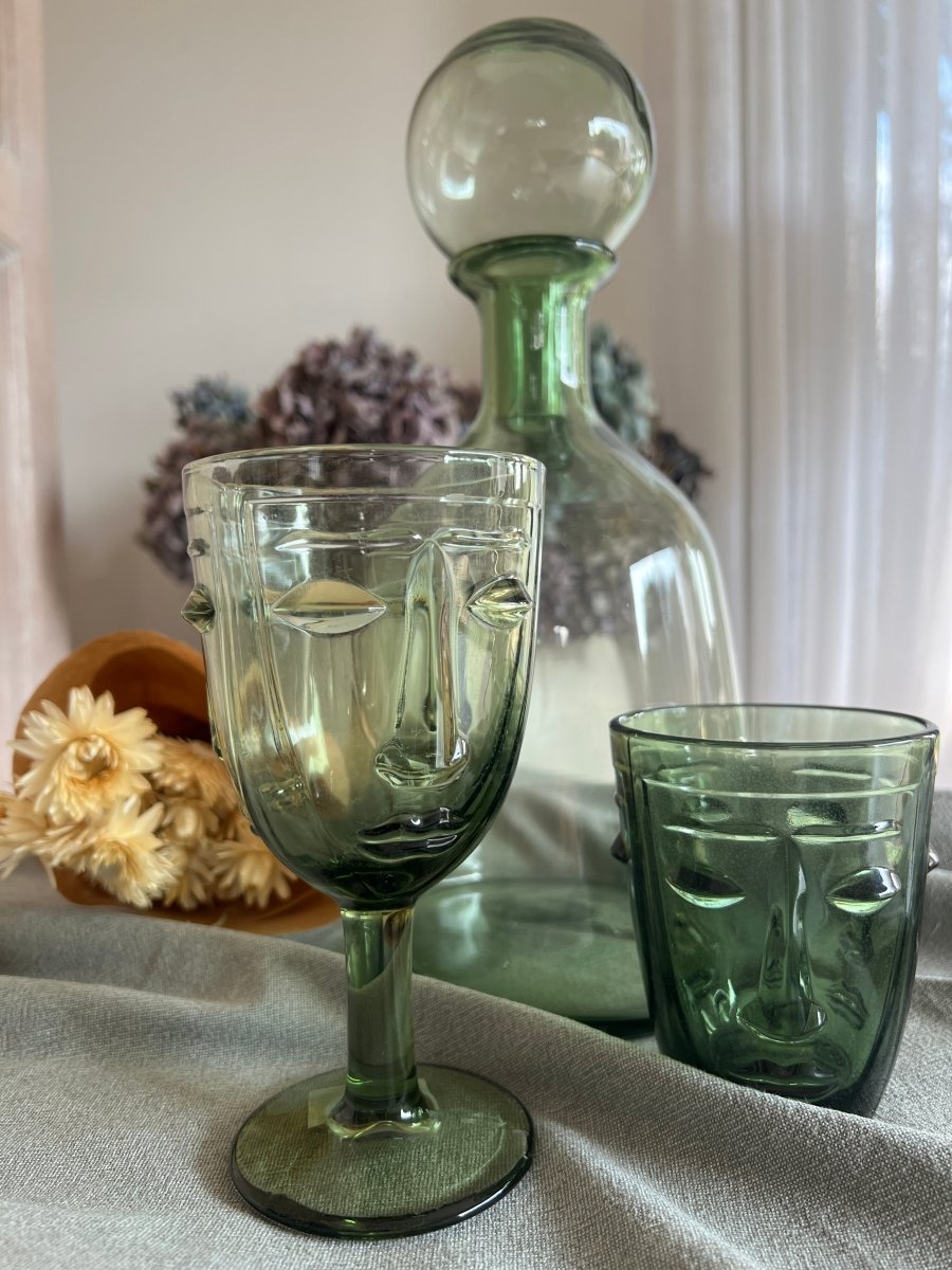 ICONIC: Verres visages verts - B&Inside