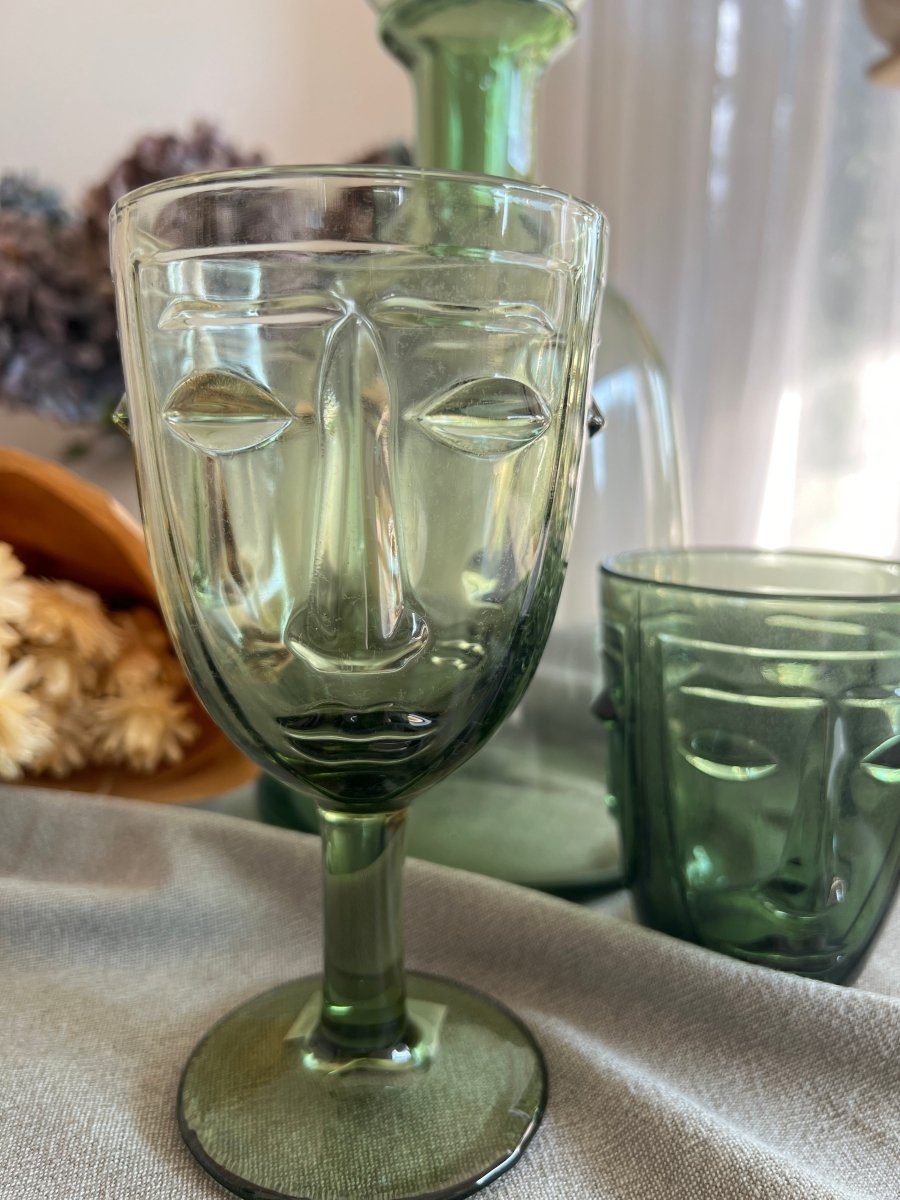 ICONIC: Verres visages verts - B&Inside