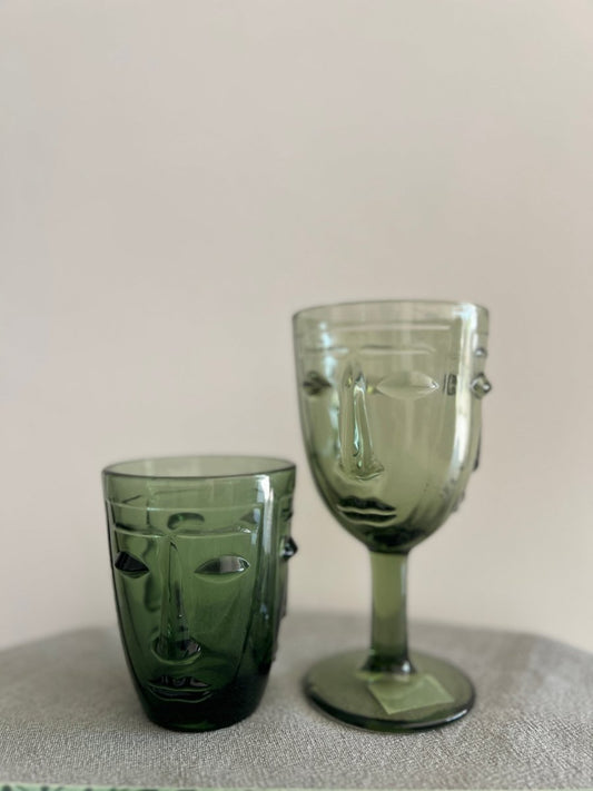 ICONIC: Verres visages verts - B&Inside