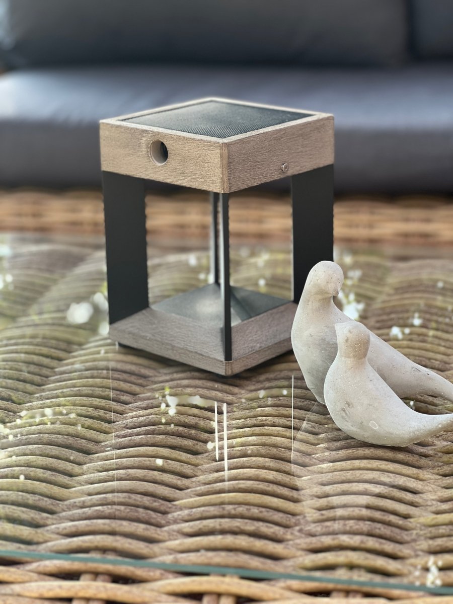 Lampe solaire de table TECKALU noir 300 lumens - B&Inside