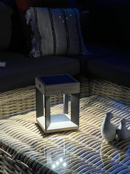 Lampe solaire de table TECKALU noir 300 lumens - B&Inside