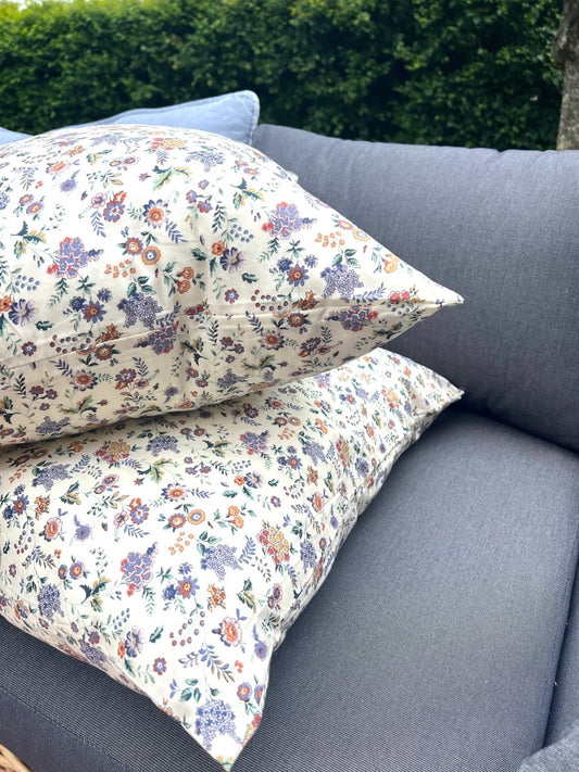 MELOWZIA - Housse de Coussin fleuri - B&Inside