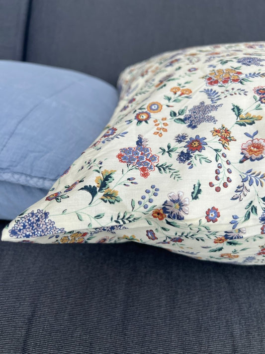 MELOWZIA - Housse de Coussin fleuri - B&Inside